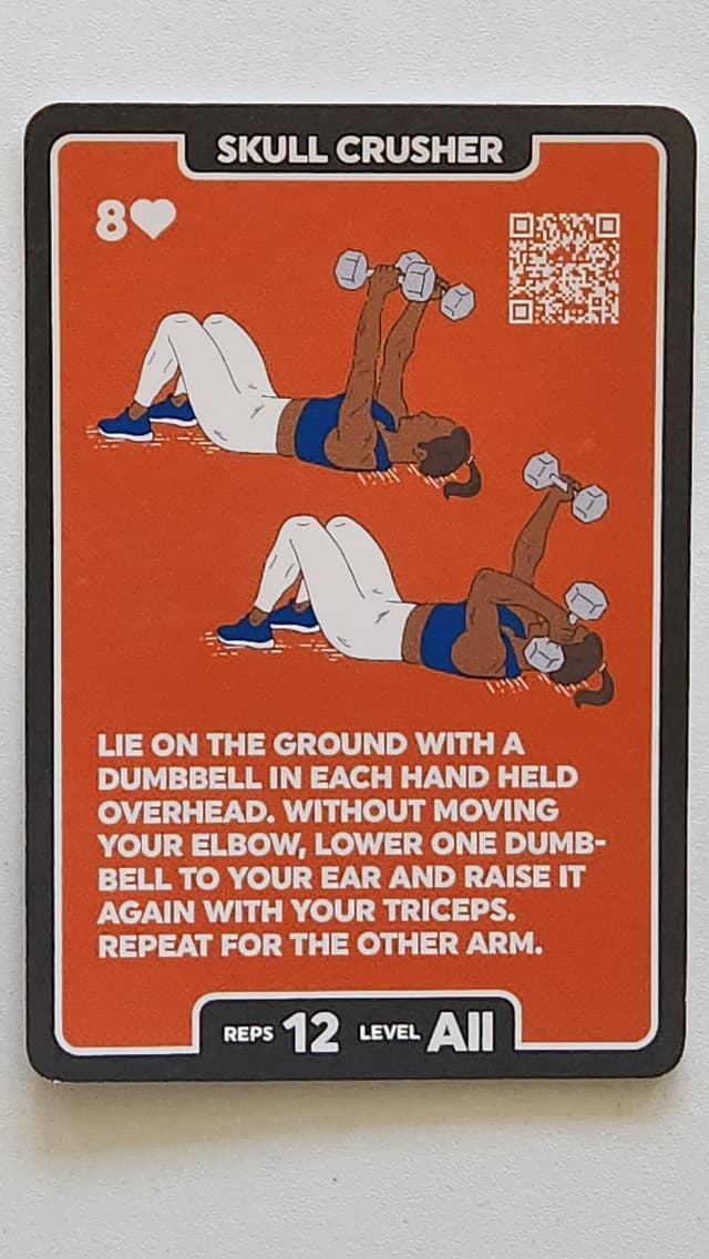 Illustration of SKULL CRUSHER exercise