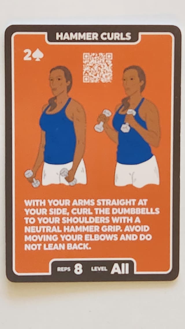 Illustration of HAMMER CURLS exercise