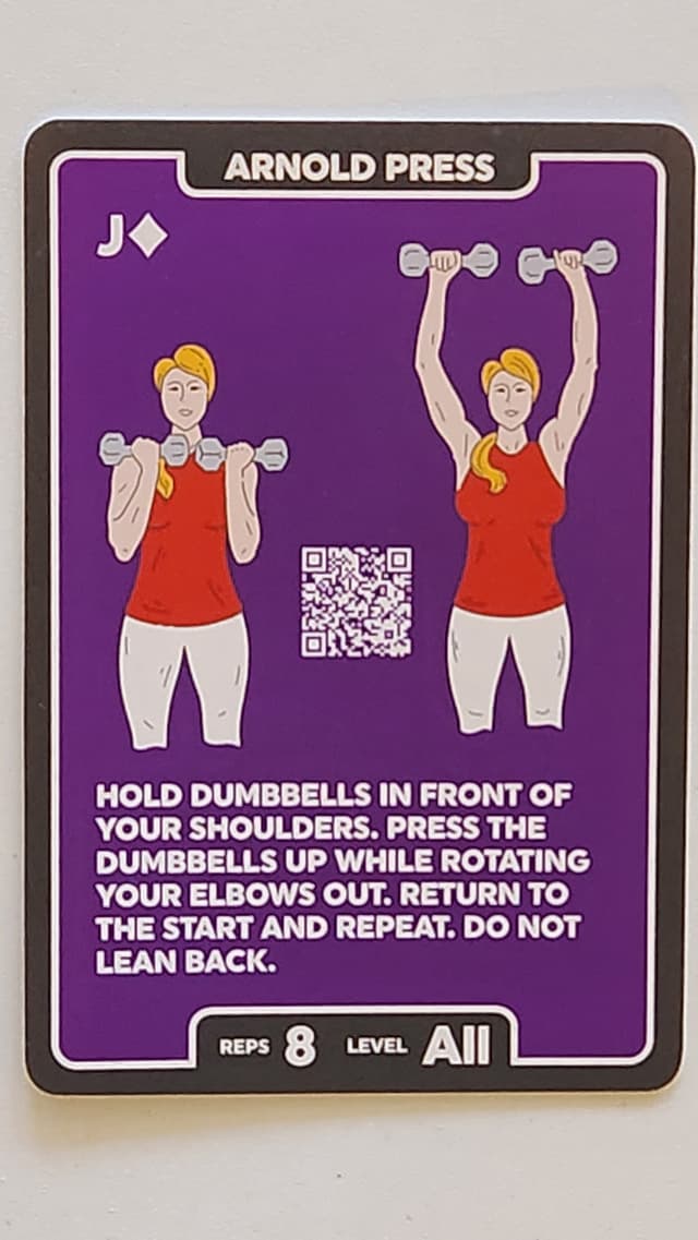 Illustration of ARNOLD PRESS exercise