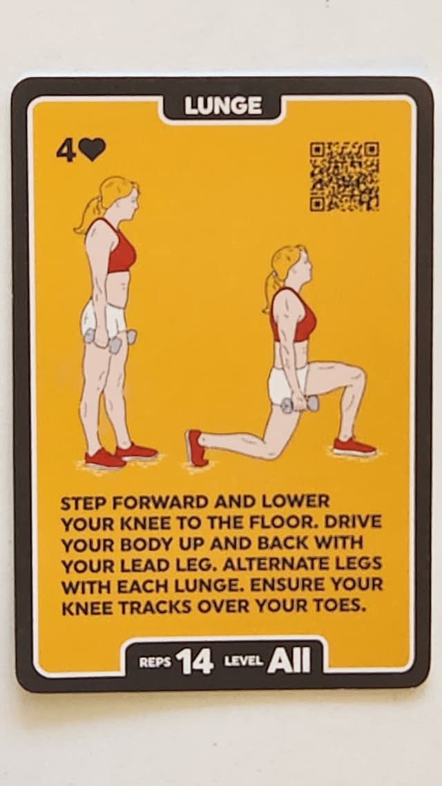 Illustration of LUNGE exercise