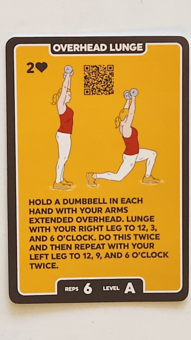 Illustration of OVERHEAD LUNGE exercise