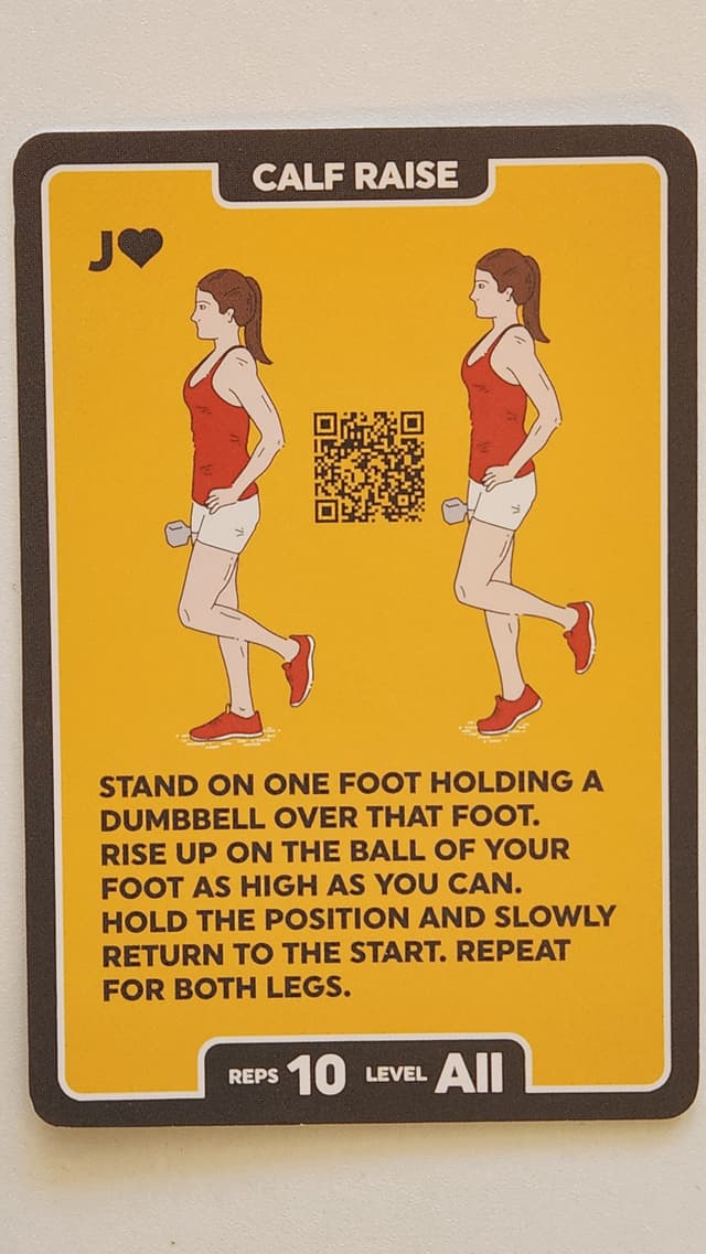 Illustration of CALF RAISE exercise