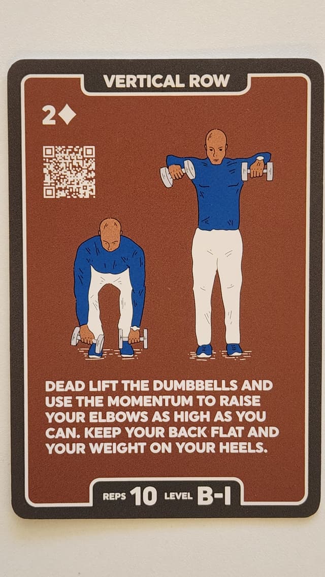 Illustration of VERTICAL ROW exercise