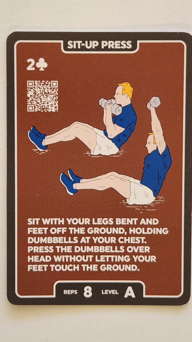 Illustration of SIT-UP PRESS exercise